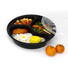 disposable food storage container 3 compartment take away food container